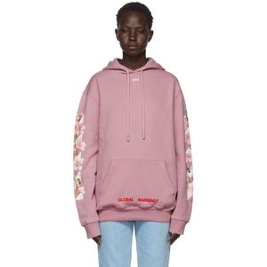 Off White Cherry Blossom SSENSE Sweatshirt